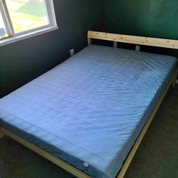 IKEA Full Bed Frame /full Mattress (like New)