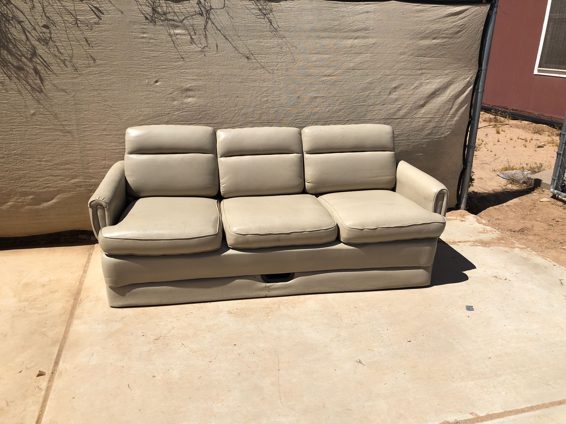 Leather rv / camper sleeper sofa only 25 for Sale in Mesa, AZ OfferUp
