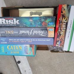 Board Games RISK! Monopoly, Catan, Battleship, Collectible Games Too!!
