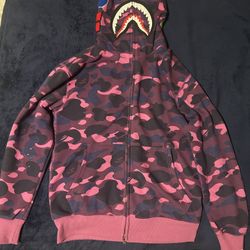 Purple Bape Camo Hoodie