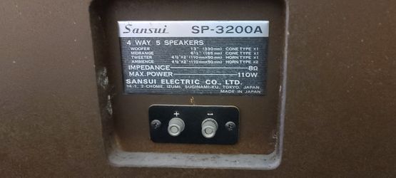 Vintage Sansui SP 3200A speakers for Sale in Henderson, NV - OfferUp