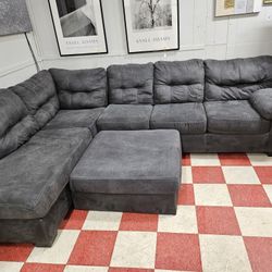 Dark Grey Sectional 