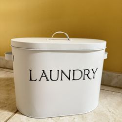 Design Farmhouse Laundry Powder Container White