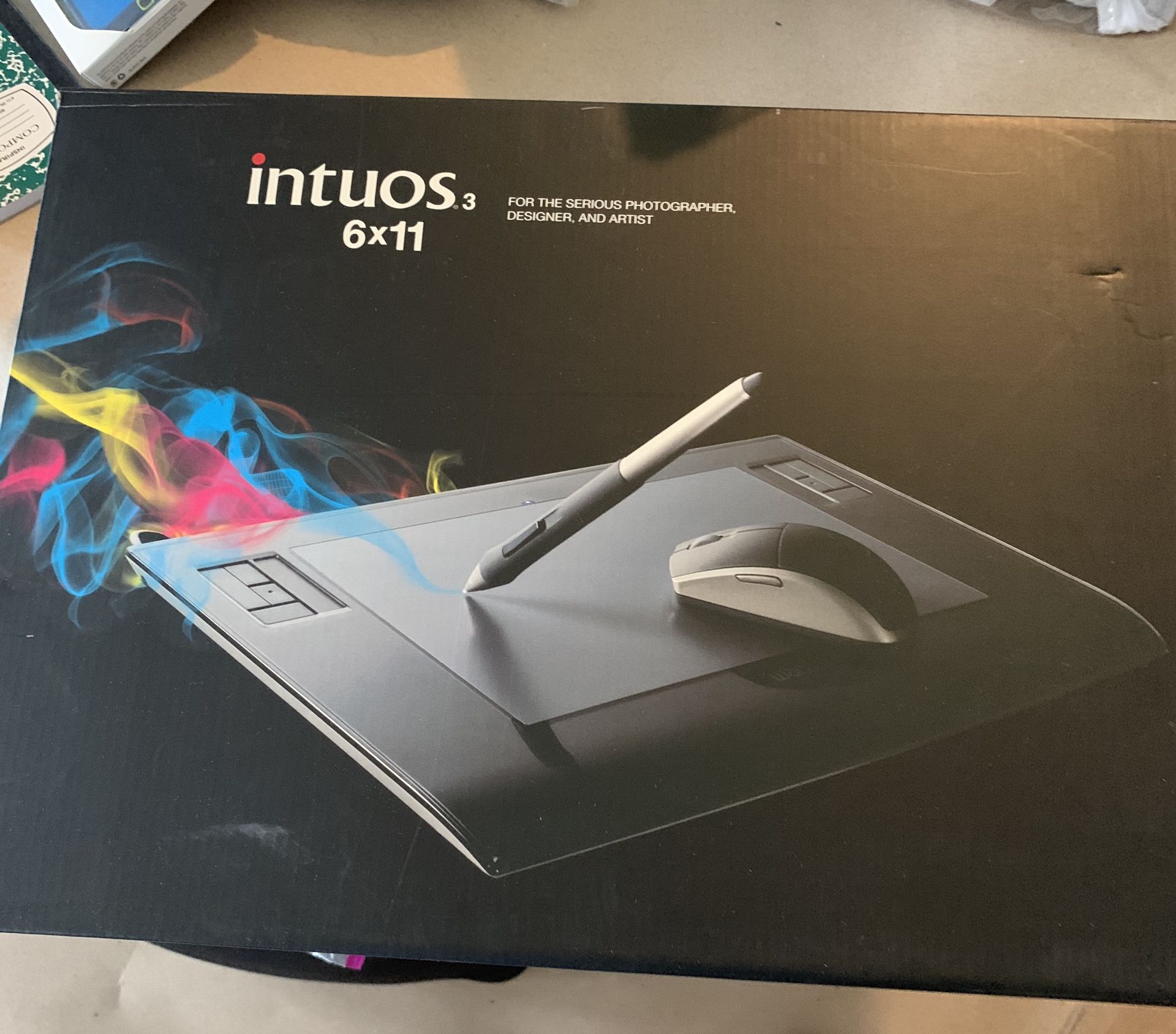 Intuos 3 6 x 11 graphics drawing pad. Brand New in box sells for 130 new
