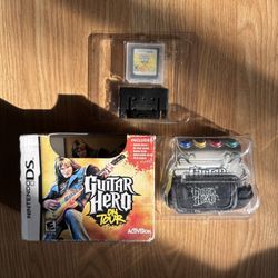 Guitar Hero DS Game And Grip
