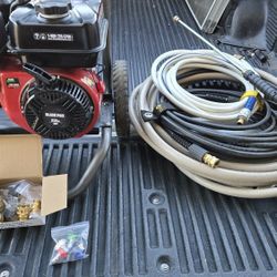 Gas Powered Pressure Washer & Hoses
