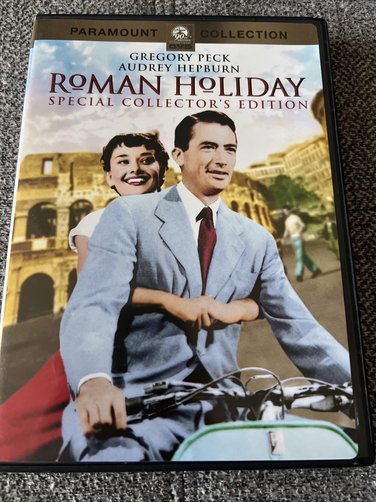 Classic 1953 DVD Audrey Hepburn-Gregory Peck: ROMAN HOLIDAY