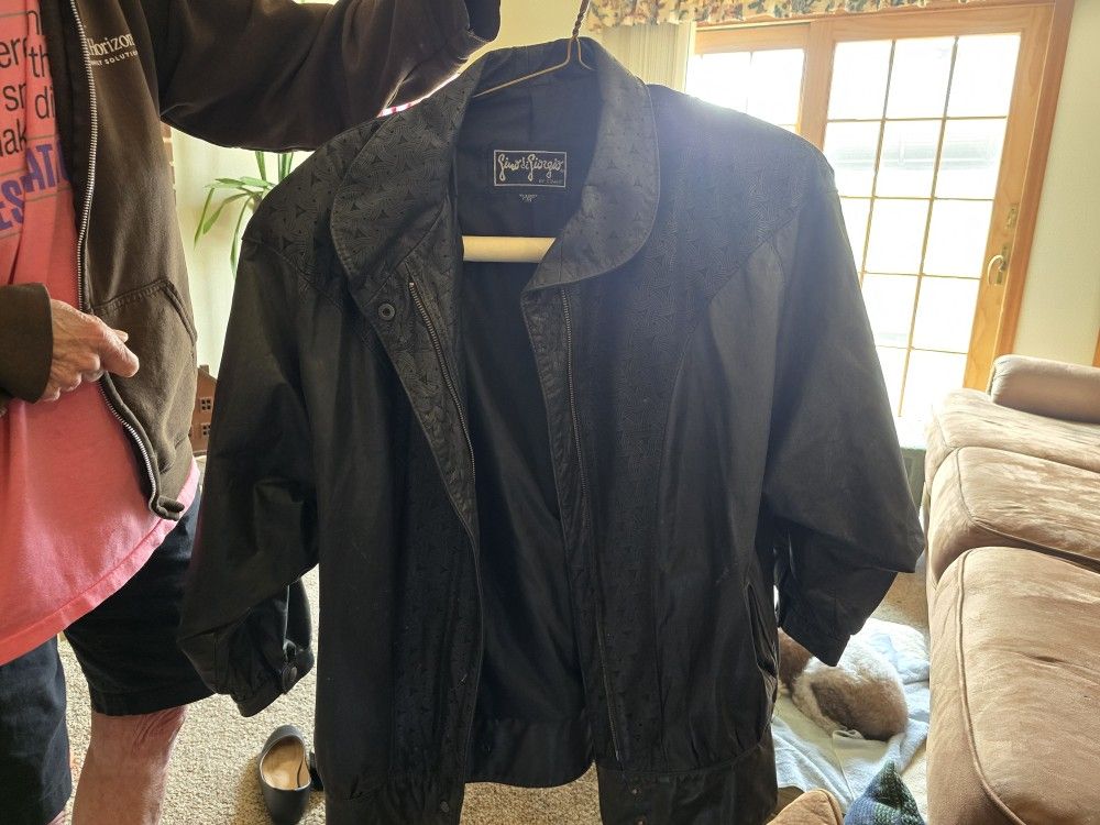 Black Women's Leather Jacket