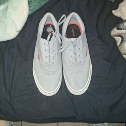 Levi's Low Tops Grey And White Bottoms Size 11