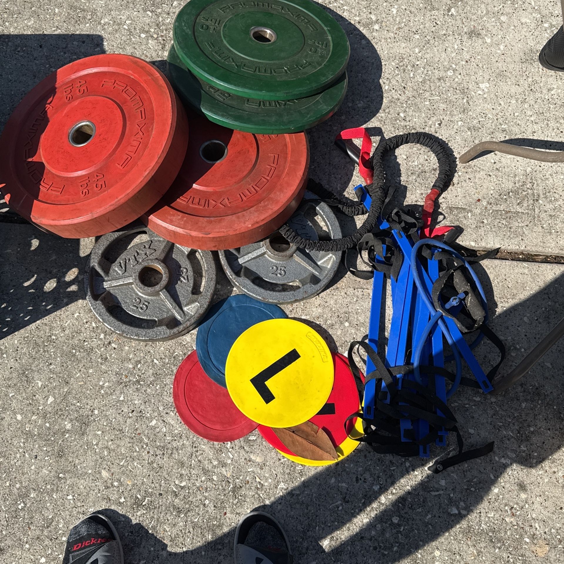 Weights, Ladder, Dots