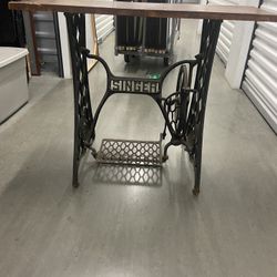 Antique Singer Sewing Table