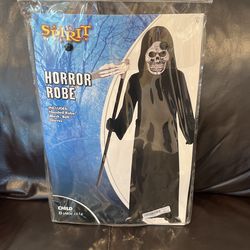 Halloween Hooded Skeleton Costume