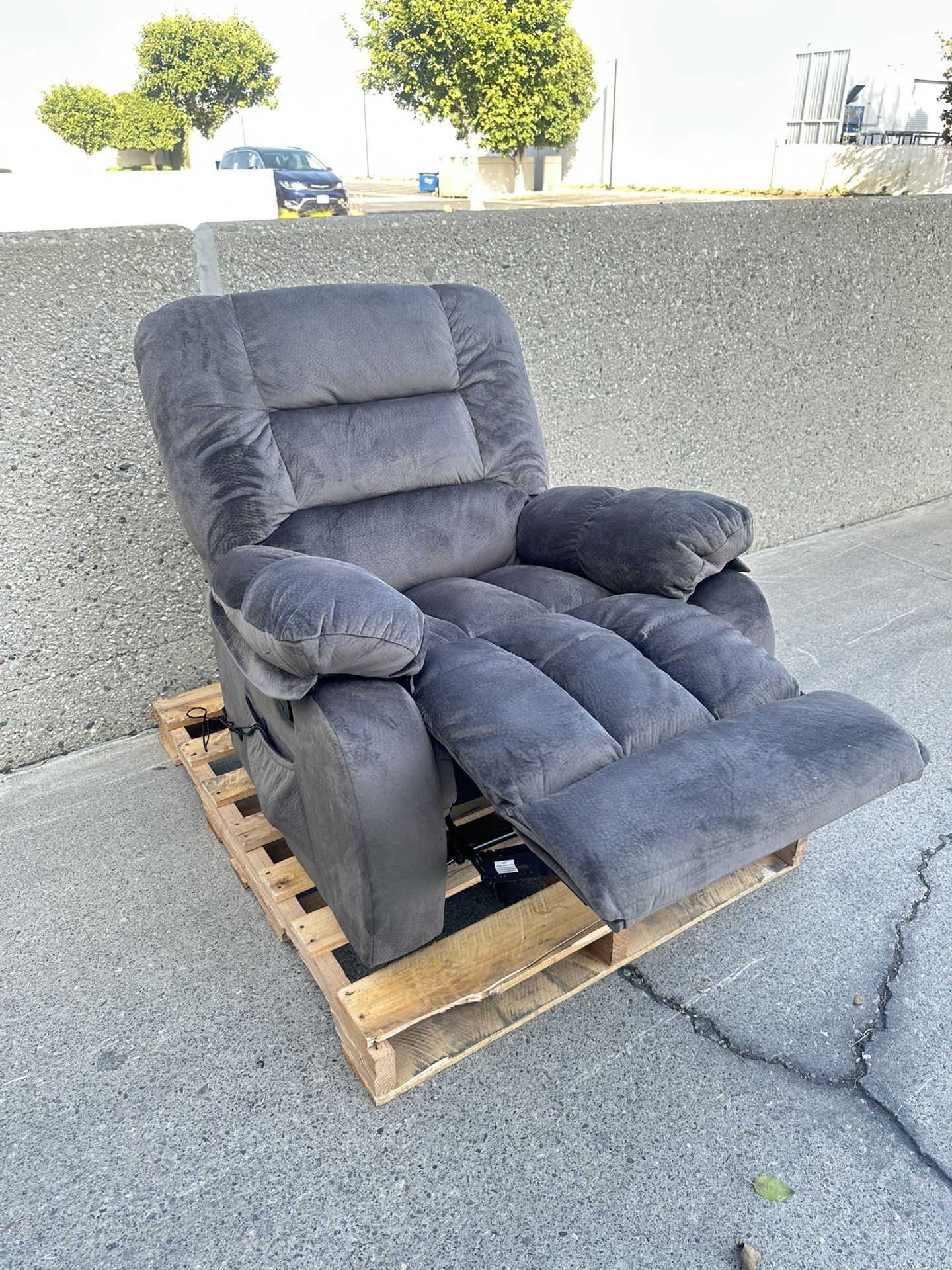Manual Recliner Chair Sofa With Heat And Massage