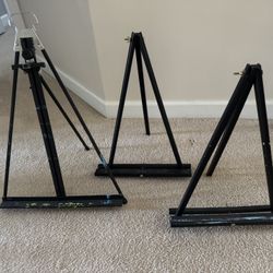 Black Painting Easels (3, used)