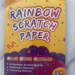 Rainbow Scratch Paper