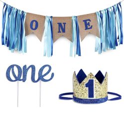 New Baby Boy High Chair Banner