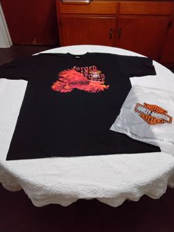 Harley-Davidson Black Graphic T-Shirt. Men's Size XL