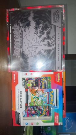 Pokemon Pitch Black Elite Trainer Box and Pokémon First Partner Illustration Collection Series 2 140$