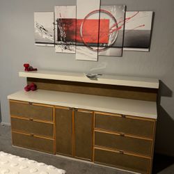 Dresser With Matching Desk 