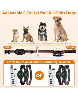 Bark Collar For Large Dog Aikko Dog Shock Collar With Remote