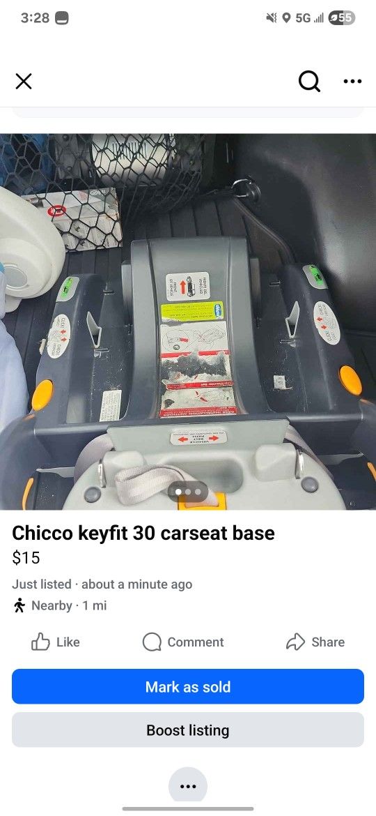 Chicco Keyfit 30 Carseat Base