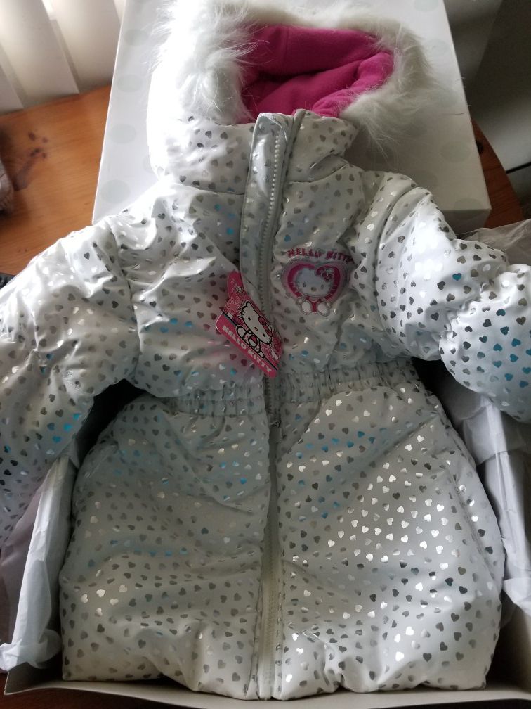 Hello kitty 4T jacket with hoodie