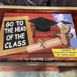 Go To The Head Of The Class Classic Board Game
