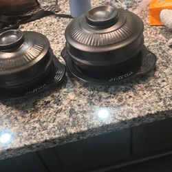 Crazy Korean Cooking Korean Stone Bowl (Dolsot), Sizzling Hot Pot for Bibimbap and Soup - Premium Ceramic (Large with Lid)