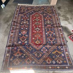 4c6 Feet Antique Wool Turkish Rug (handmade $
