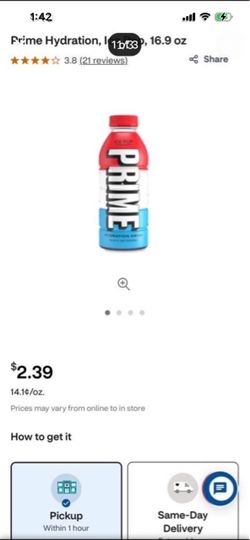 PRIME Hydration Electrolyte Enhanced Sports Drink Ice Pop ( 12 pack )