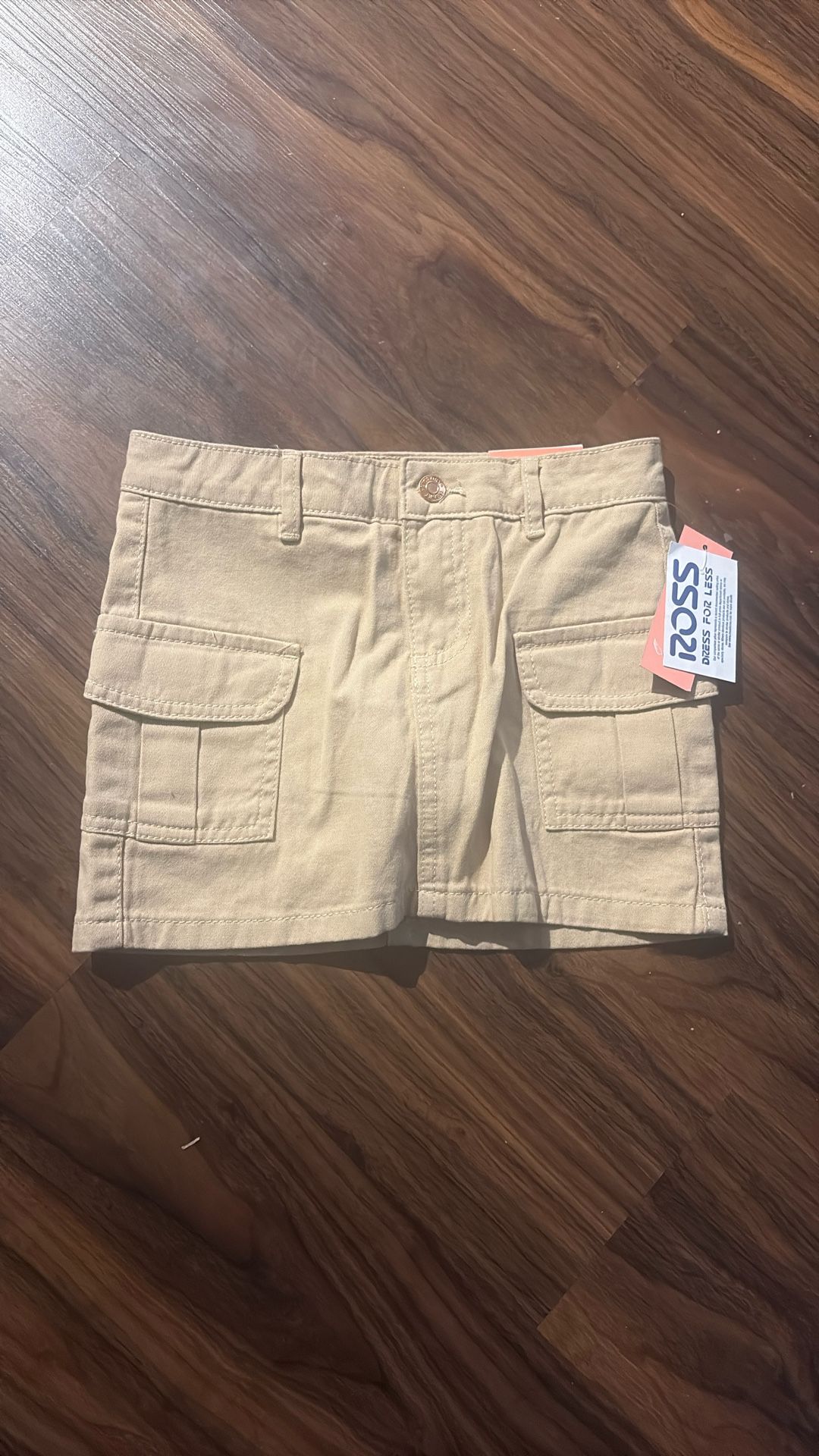 Beige cargo Skirt