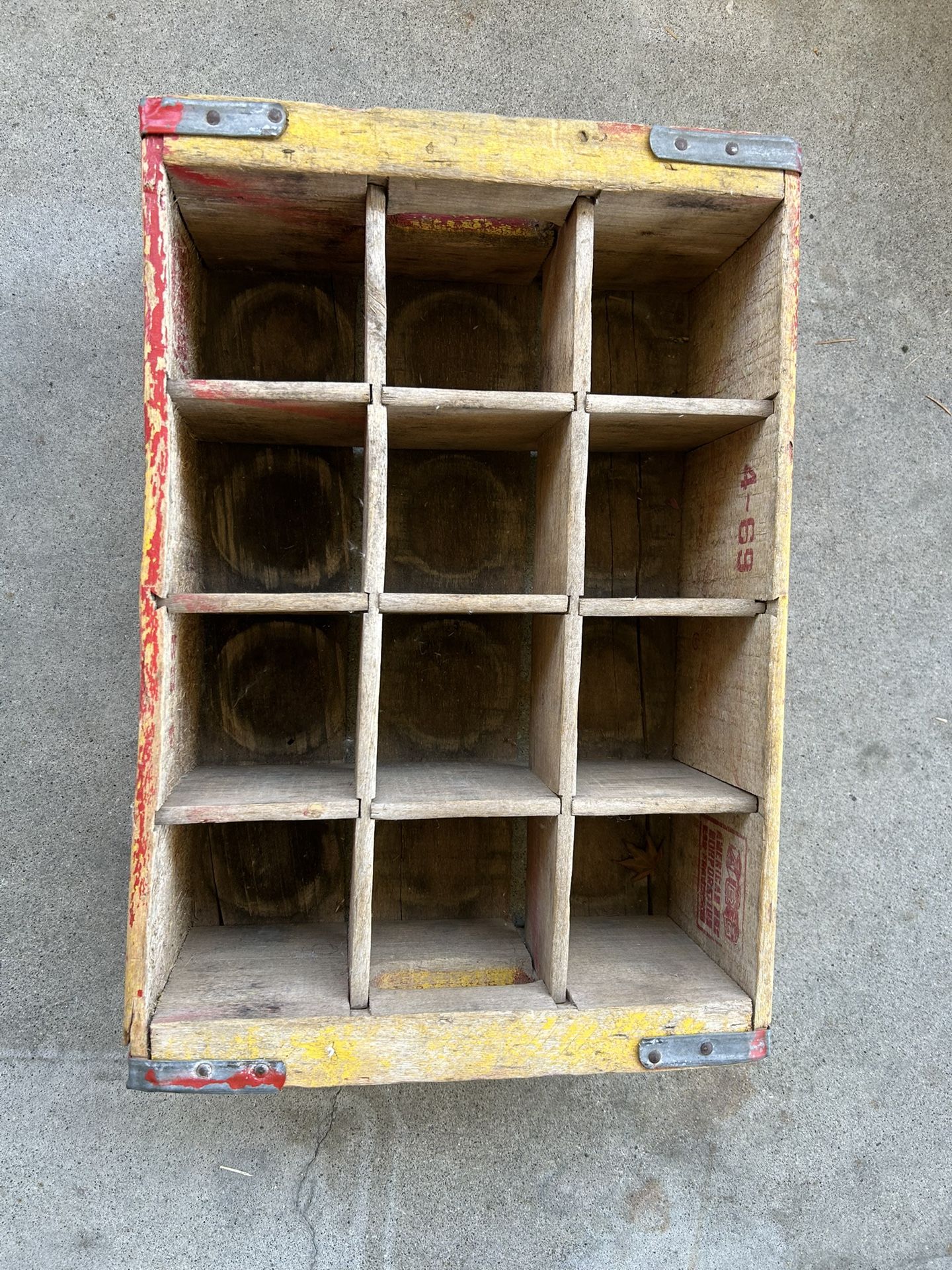 Vintage Coca-Cola Soda Pop Wood Crate