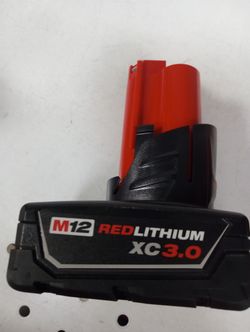 Milwaukee New Battery 3ah 12M