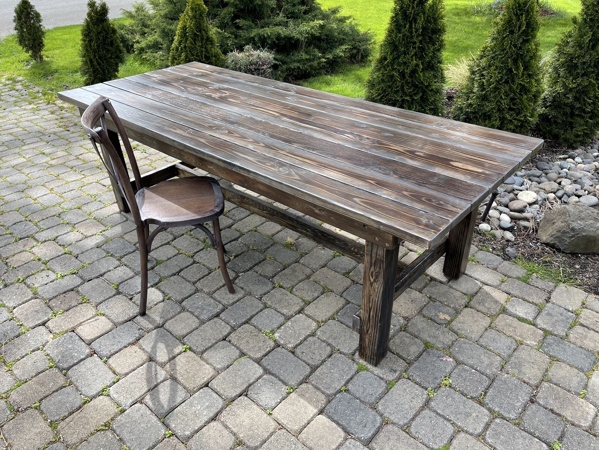 GORGEOUS CUSTOM DINING TABLE, BRAND NEW NEVER USED!