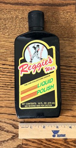 1988 Reggie’s Wax Liquid Car Wax 16 oz Bottle Reggie Jackson New Unused