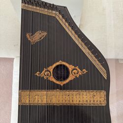 Antique Columbia Zither Special No. 2 1/2 Patented In 1894, Made In U. S. A. In good shape, comes with instructions book, key and tuning fork