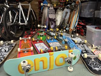 Custom skateboards and accessories