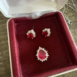 Earrings And Necklace Set