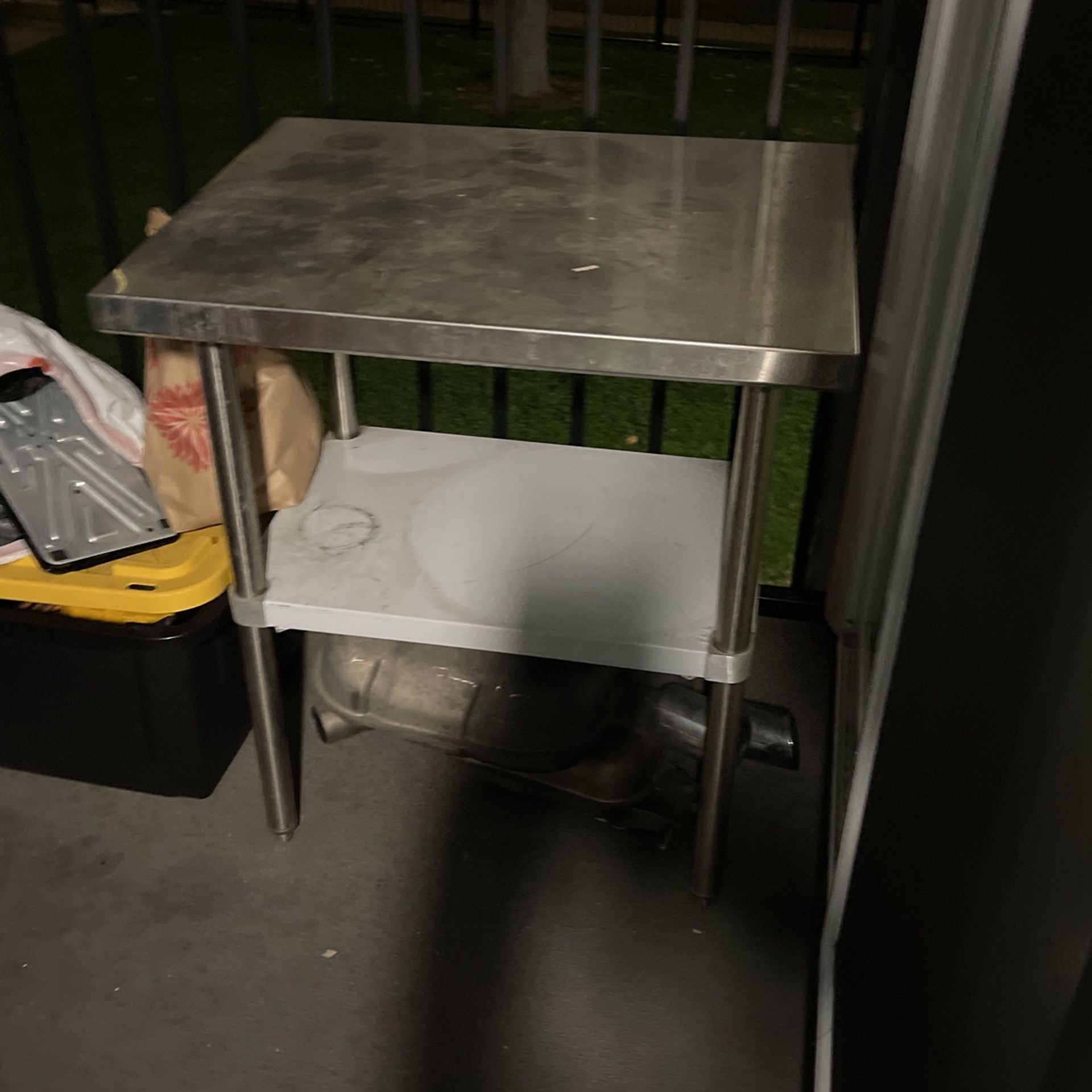 Stainless Steel Utility Table