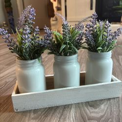 3 Jars With  Lavender 5” Jars