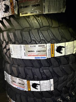 37x12.50R17 TOYO OPEN COUNTRY M/T
