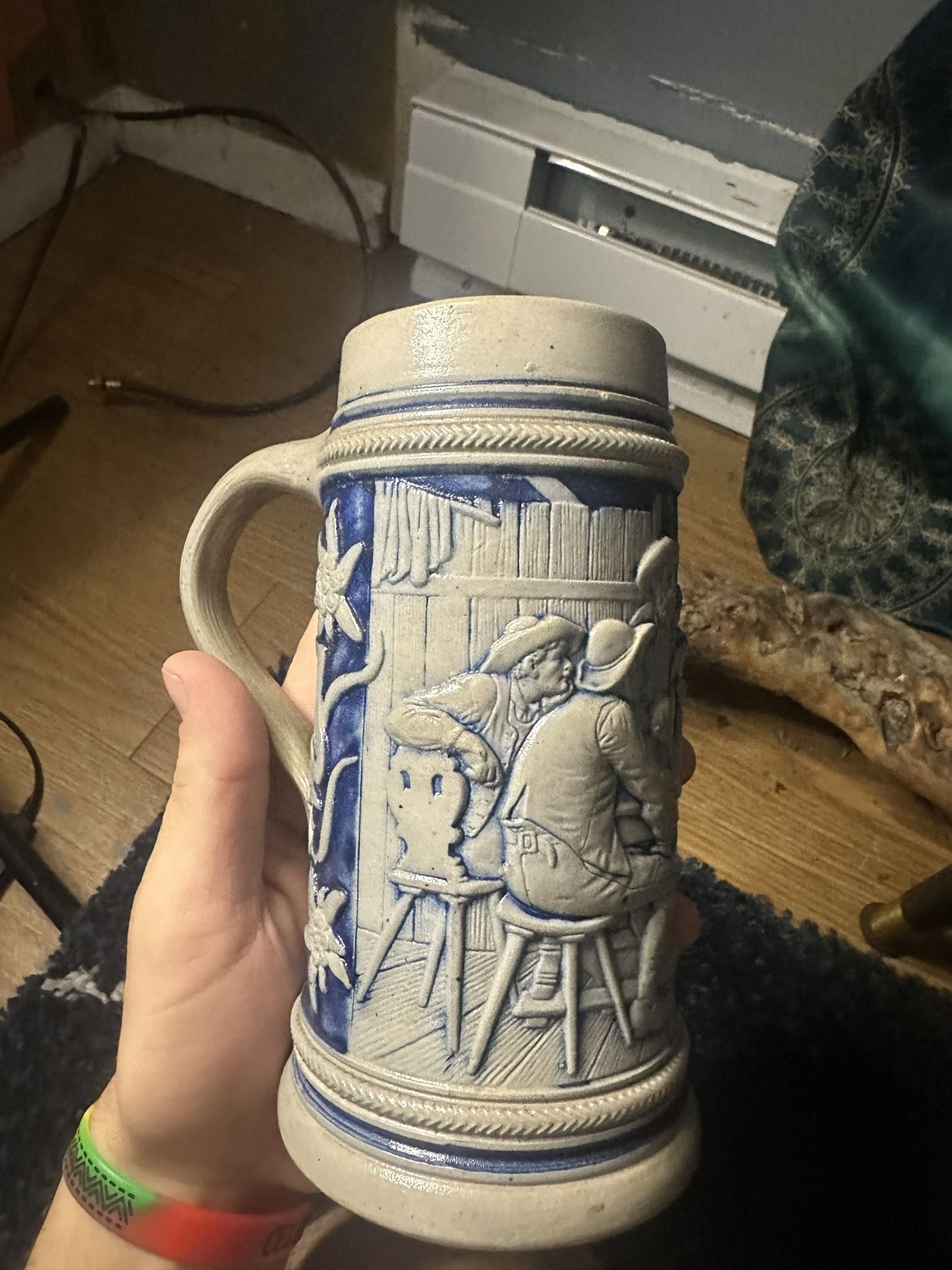 Antique 1901 Germany Pint Glass
