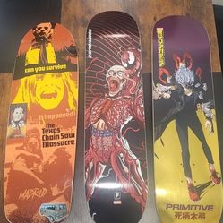 3 Skate Decks