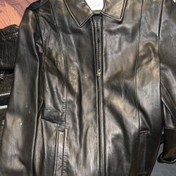 Lord And Taylor, Butter, Leather Jacket