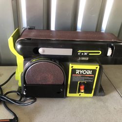 Corded 4 in. X 36 in. Belt And 6 in. Disc Sander 
