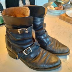 Harley Davidson Women's Black Leather Riding Boots 