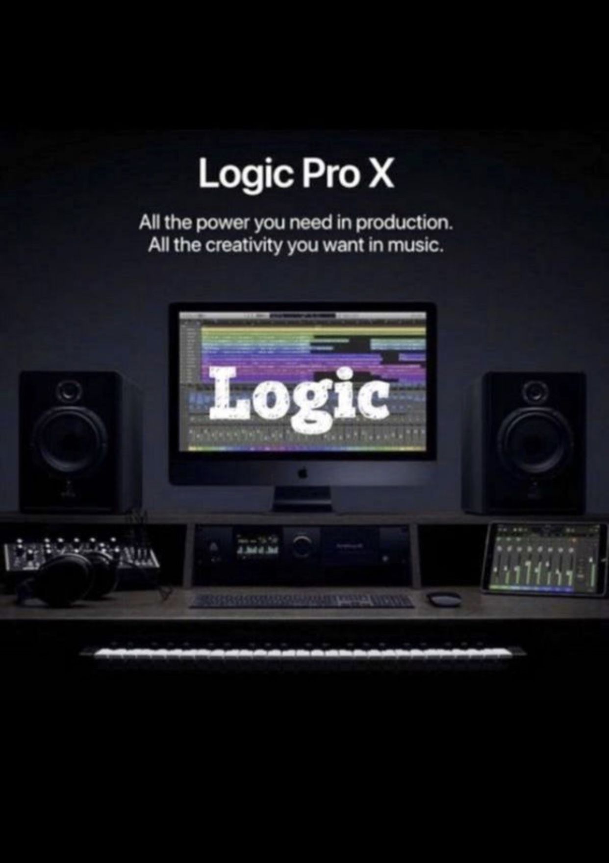 Logic Pro X Studio - Record Produce Edit Mix Master 🎙🎧🎹