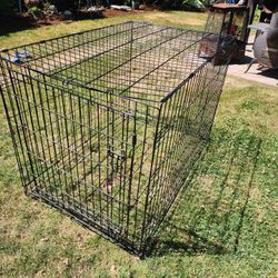 Large Dog Kennel, folds down when not needed 
