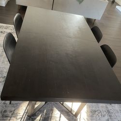 World Market Expandable Wood Dining Table