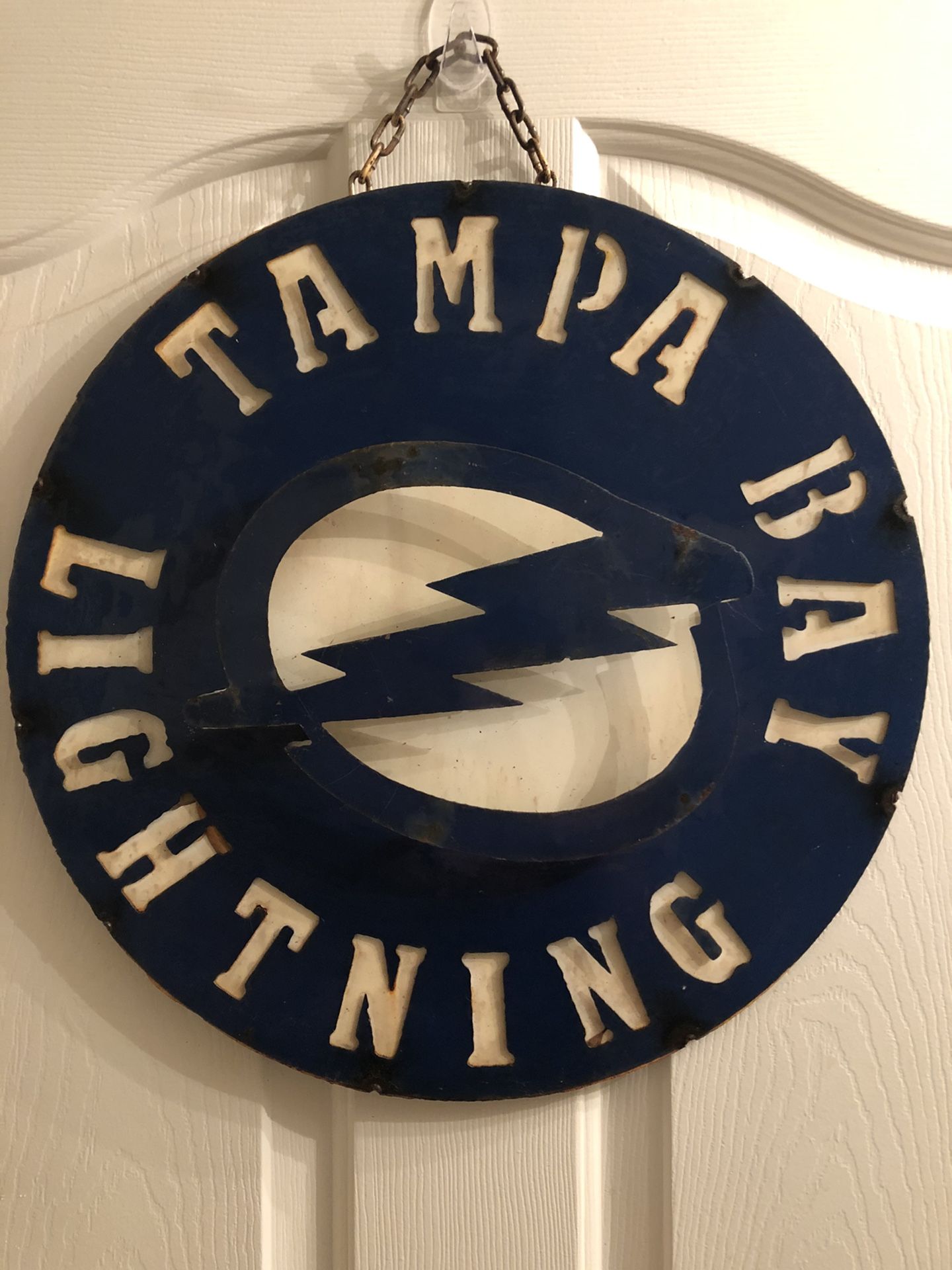 Tampa Bay Lightning Metal Wall Sign
